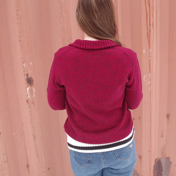 Mountain Ridge Red Brick Sweater - Picture 2 of 4